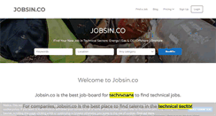 Desktop Screenshot of jobsin.co