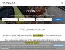 Tablet Screenshot of jobsin.co